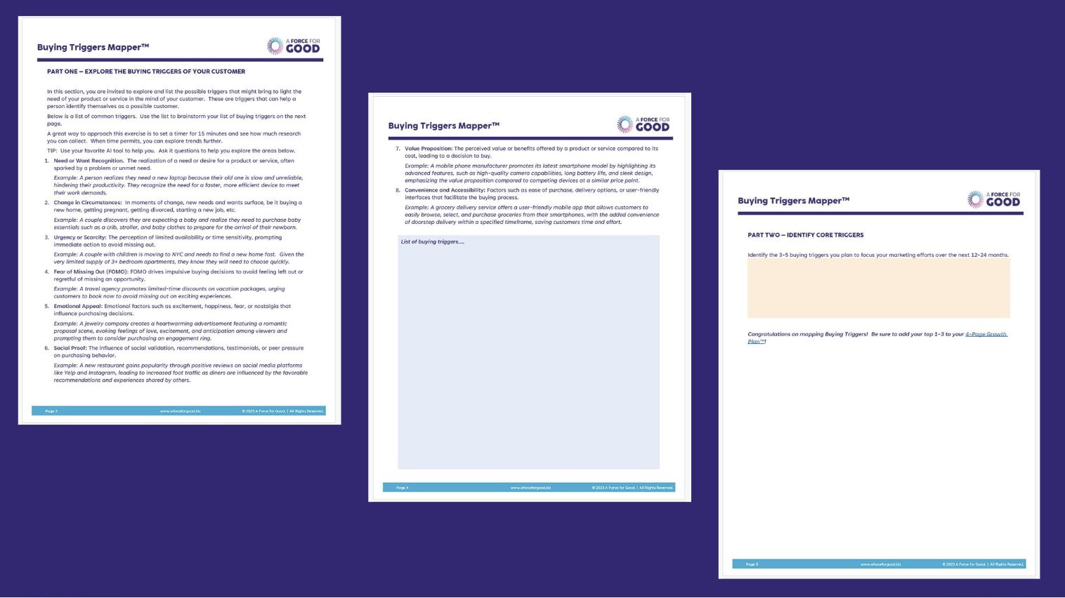 Buying Triggers Mapper - TOOL